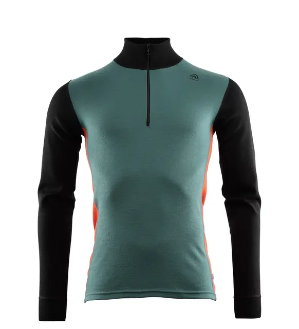 WarmWool mockneck M's North Atlantic/Jet Black/Red Clay S 