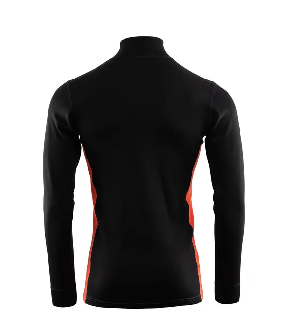 WarmWool mockneck M's North Atlantic/Jet Black/Red Clay S 