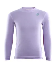 WarmWool Crew Neck Ch Purple Rose / Sunset Purple 110