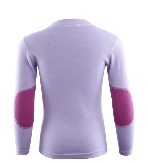 WarmWool Crew Neck Ch Purple Rose / Sunset Purple 110 