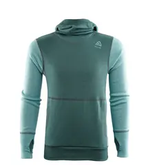 WarmWool hoodsweater Ch North Atlantic/Reef Waters 100