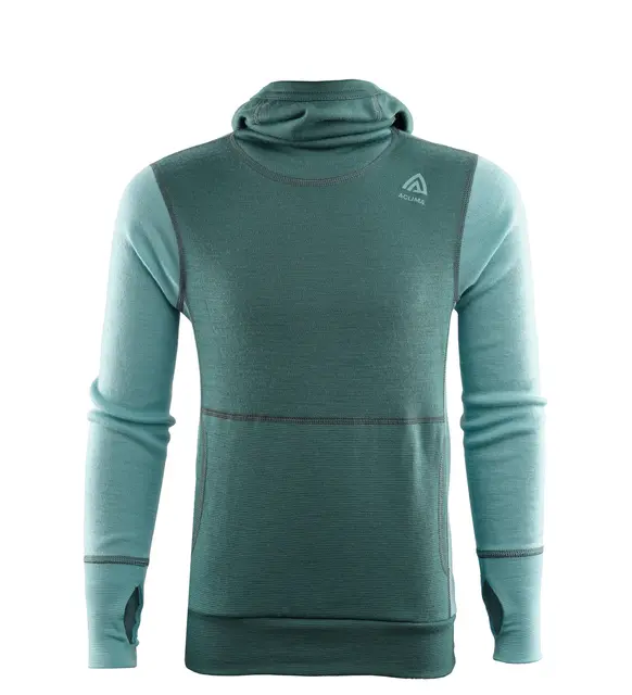 WarmWool hoodsweater Ch North Atlantic/Reef Waters 100 