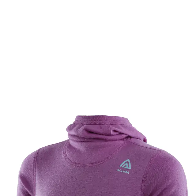 WarmWool hoodsweater Ch Sunset Purple/Reef Waters 120 