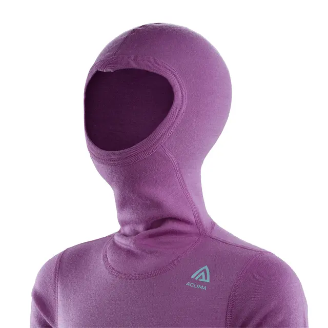 WarmWool hoodsweater Ch Sunset Purple/Reef Waters 120 