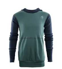 WarmWool hoodsweater Jr NorthAtlantic/NavyBlazer/ReefWaters 140