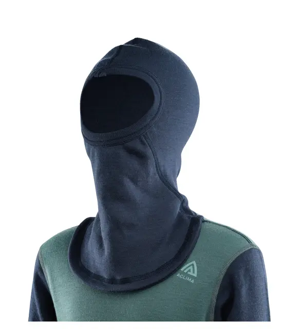 WarmWool hoodsweater Jr NorthAtlantic/NavyBlazer/ReefWaters 140 