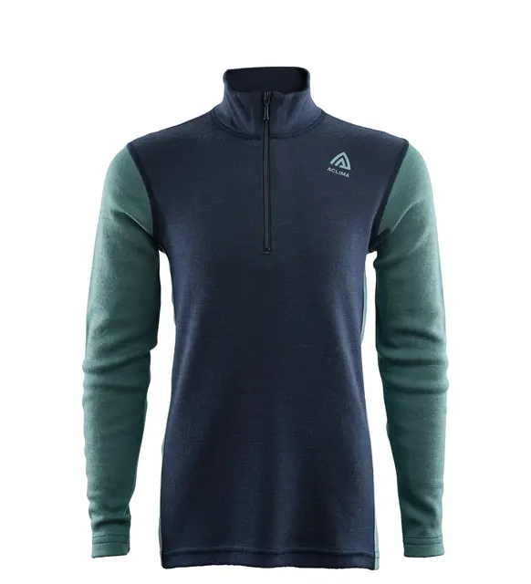 WarmWool mockneck Jr NavyBlazer/NorthAtlantic/ReefWaters 130 