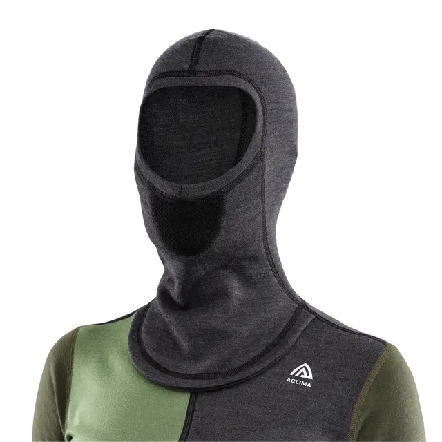 WarmWool hoodsweater w/zip W's Marengo/Olive Night/Dill S 