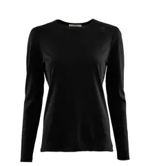 LightWool 140 undershirt long sleeve W&#39;s Jet Black XS