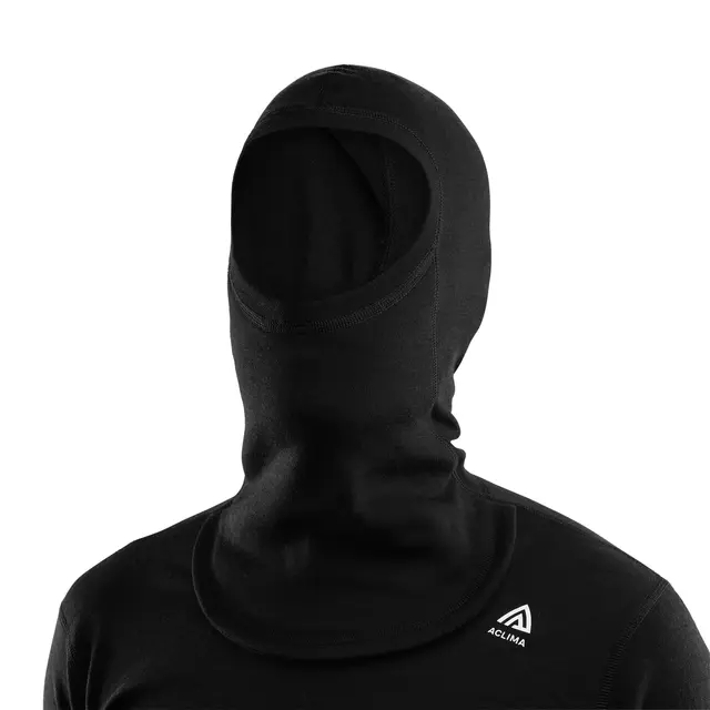 WarmWool hoodsweater M's Jet Black S 