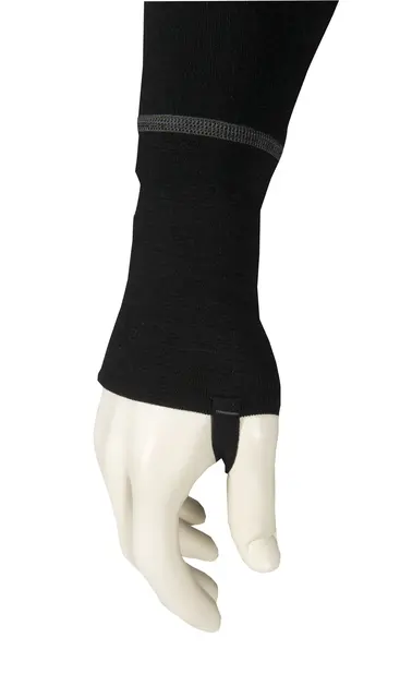 WarmWool bodypiece Unisex Jet Black L 