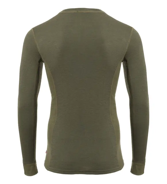 WarmWool crewneck M's Olive Night S 