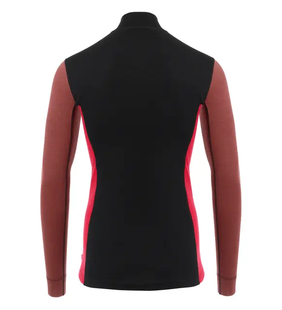 WarmWool mockneck M's Jet Black / SpicedApple / Jester Red M 