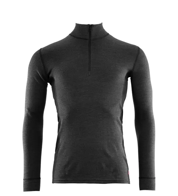 WarmWool mockneck M's Marengo/Jet Black L 