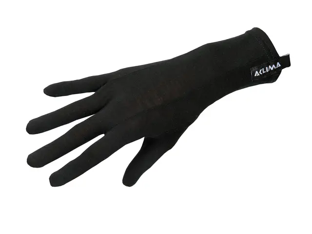LightWool 140 liner gloves Jet Black M/8 