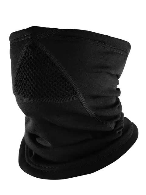 DoubleWool neckgaiter Jet Black Onesize 