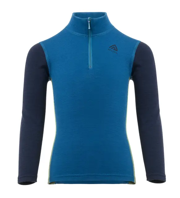 WarmWool mockneck Ch Corsair / Navy Blazer / Dill 120 