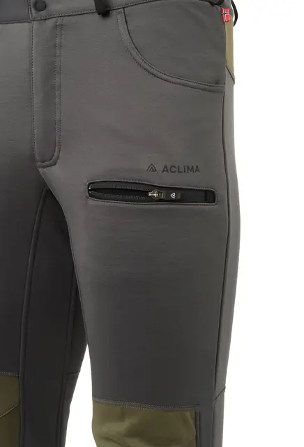 WoolShell pant M's Gray Pinstripe / Tarmac L 