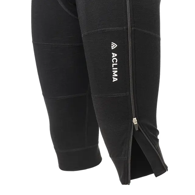 WarmWool 3/4 summit longs M's Jet Black S 
