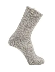 Norwegian Wool socks Grey/White 40-45