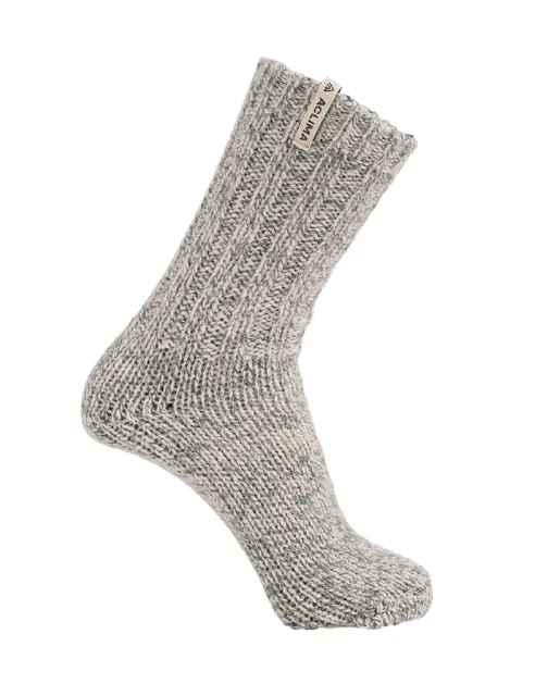 Norwegian Wool socks Grey/White 40-45 