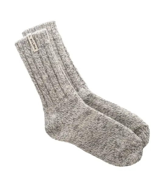 Norwegian Wool socks Grey/White 40-45 