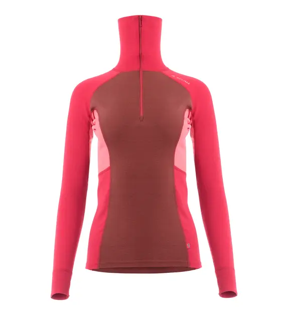 WarmWool polo W's Jester Red/Spiced Apple/Spiced Coral M 