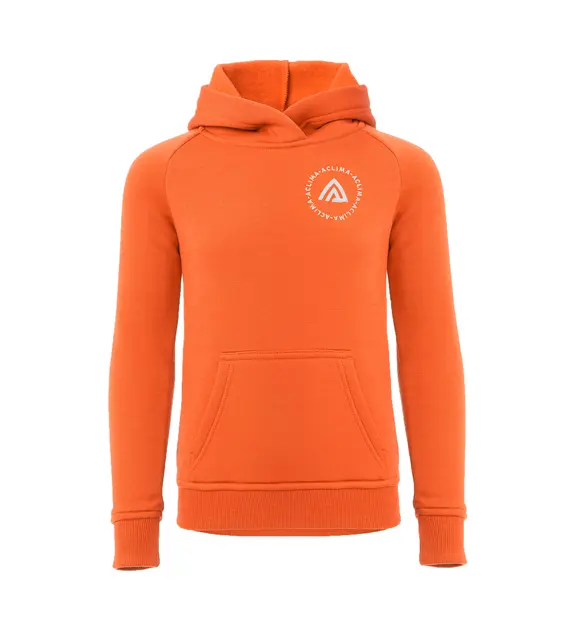 FleeceWool V2 Hoodie Jr Orange Tiger 160 
