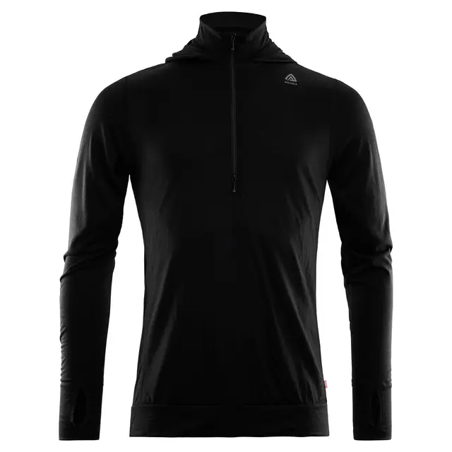 LightWool 140 hoodie M's Jet Black L 