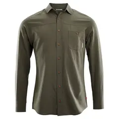 LeisureWool woven woolshirt M&#39;s Ranger Green XL