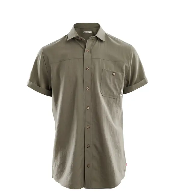 LeisureWool short sleeve shirt M's Ranger Green M 