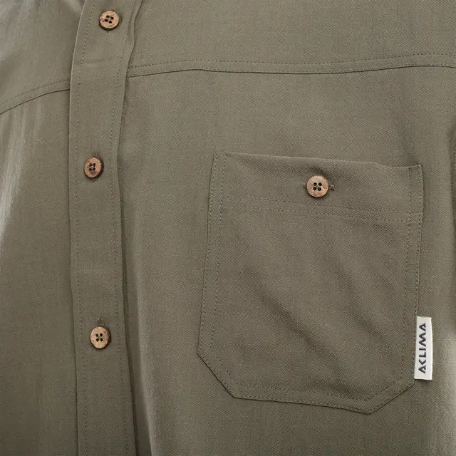 LeisureWool short sleeve shirt M's Ranger Green M 