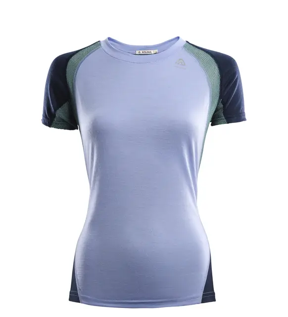 LightWool 140 sports t-shirt W's Purple Impr/NavyBlazer/NorthAtlantic 2XL 