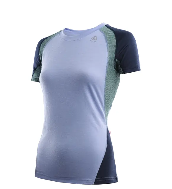 LightWool 140 sports t-shirt W's Purple Impr/NavyBlazer/NorthAtlantic 2XL 
