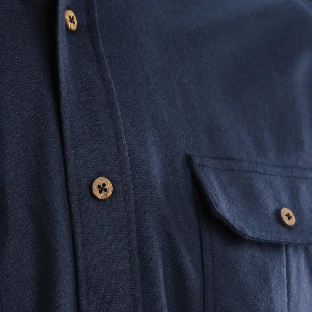 ReBorn woolshirt M's Navy Melange M 