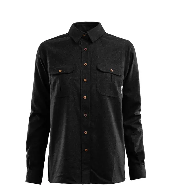 Reborn woolshirt W's Dark Grey Melange S 