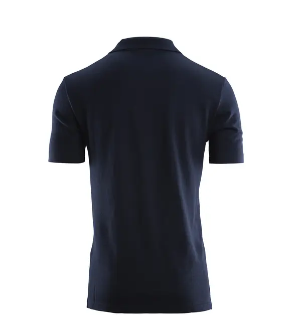 LeisureWool pique shirt M's Navy Blazer L 
