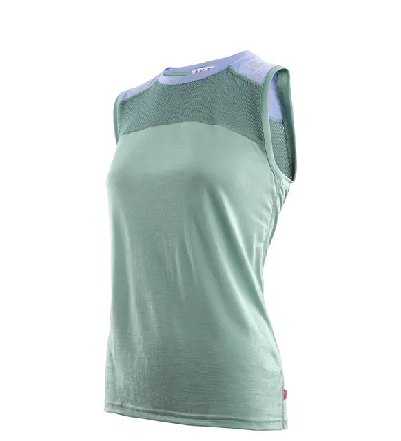 LightWool 140 sports singlet W's Oil Blue/Purple Impr/North Atlantic M 